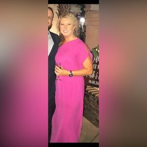 VICI Pink Women's One Shoulder Dress.  Size M.